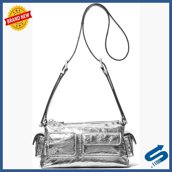Leather Crossbody Bag with Adjustable Strap and Multiple Pockets